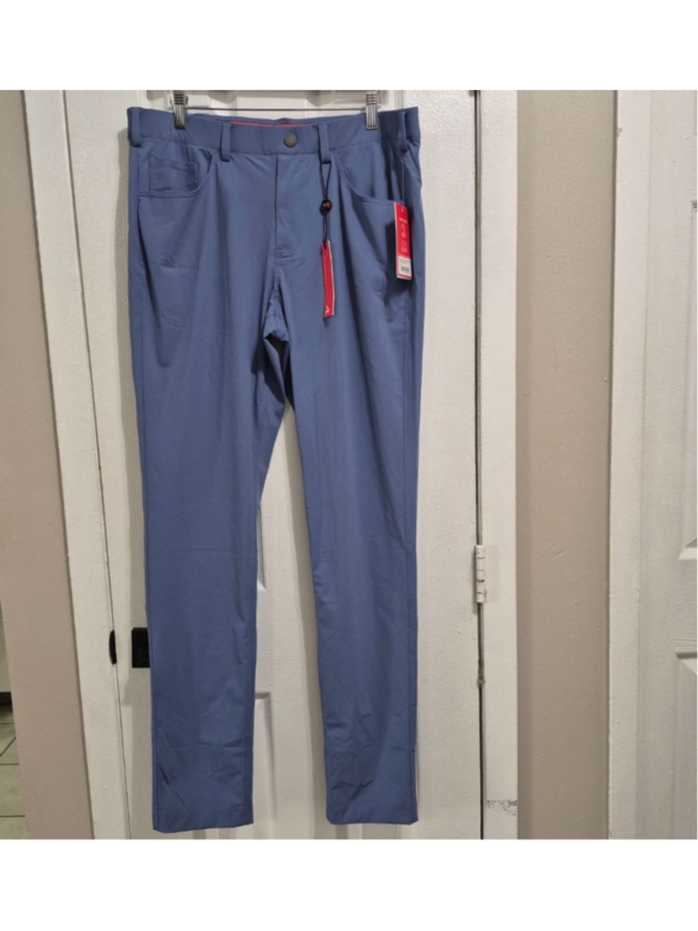 Men's REDVANLY Blue Horizon Kent Chino Pants Size L
